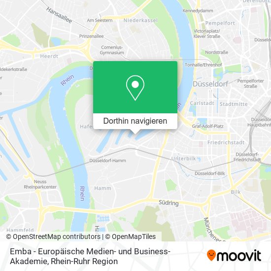 Emba - Europäische Medien- und Business-Akademie Karte
