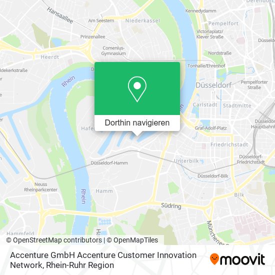 Accenture GmbH Accenture Customer Innovation Network Karte