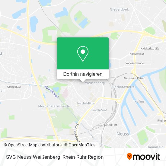 SVG Neuss Weißenberg Karte