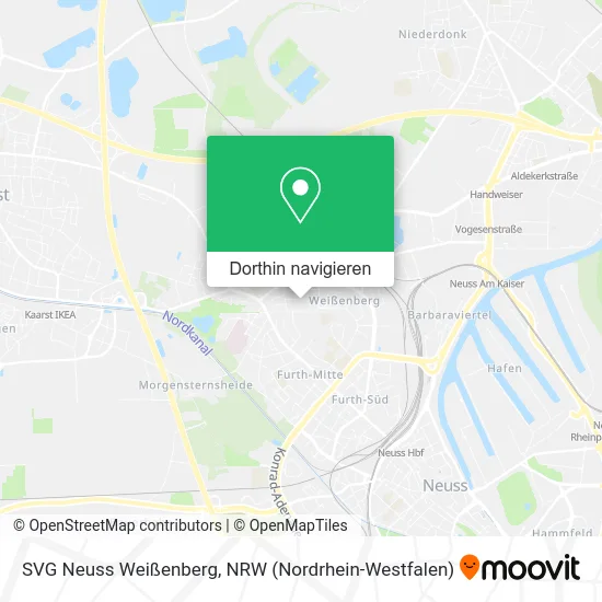 SVG Neuss Weißenberg Karte