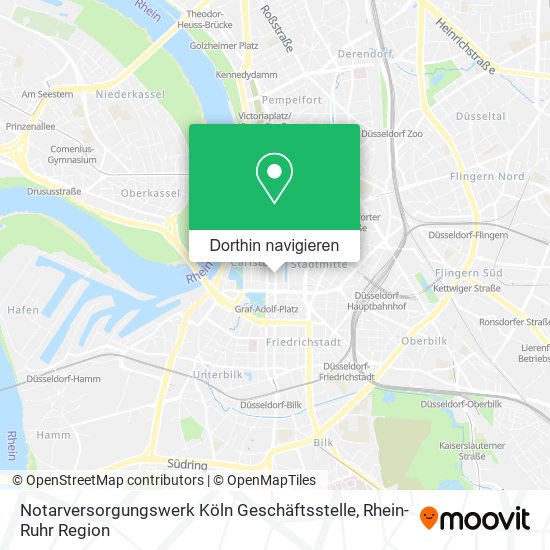 Notarversorgungswerk Köln Geschäftsstelle Karte