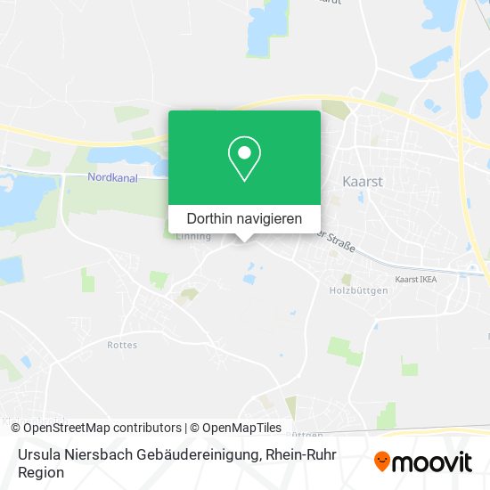 Ursula Niersbach Gebäudereinigung Karte