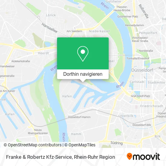 Franke & Robertz Kfz-Service Karte