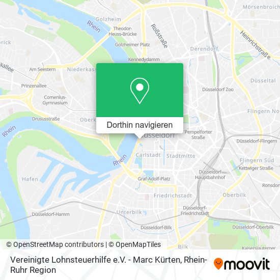 Vereinigte Lohnsteuerhilfe e.V. - Marc Kürten Karte