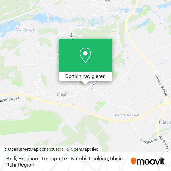 Belli, Bernhard Transporte - Kombi Trucking Karte