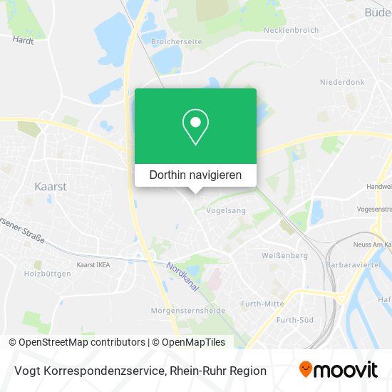 Vogt Korrespondenzservice Karte