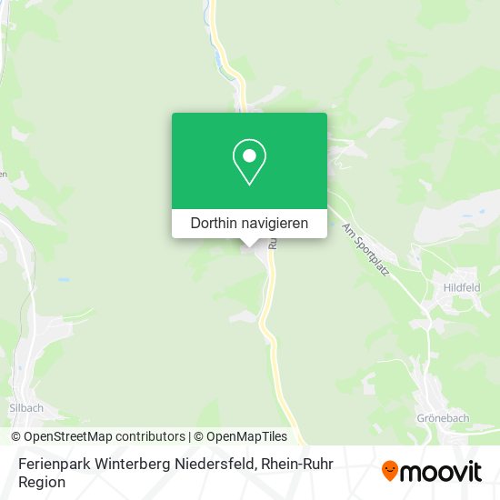 Ferienpark Winterberg Niedersfeld Karte