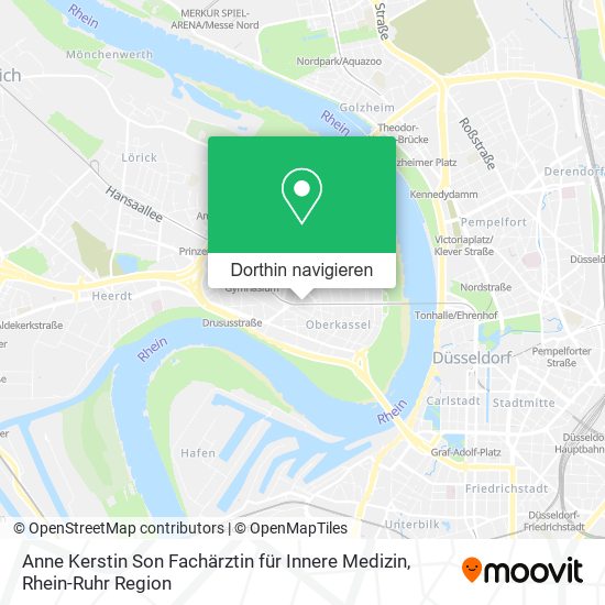 Anne Kerstin Son Fachärztin für Innere Medizin Karte