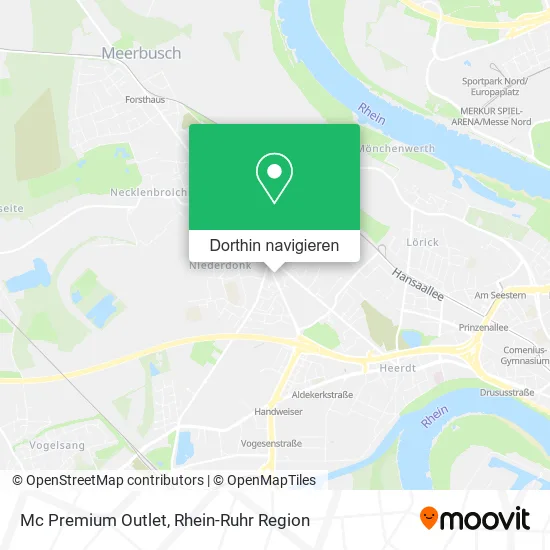 Mc Premium Outlet Karte