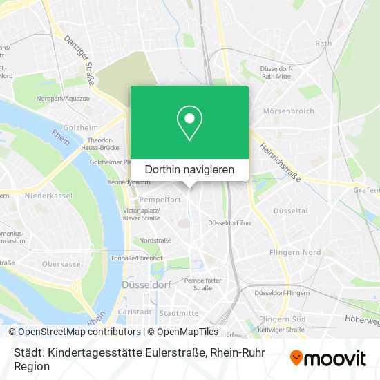 Städt. Kindertagesstätte Eulerstraße Karte