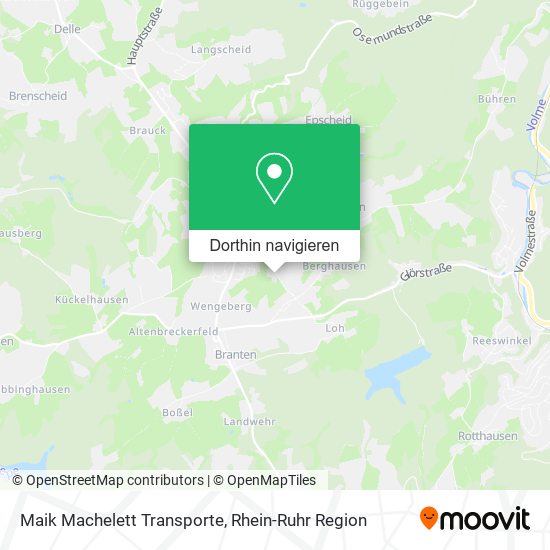Maik Machelett Transporte Karte