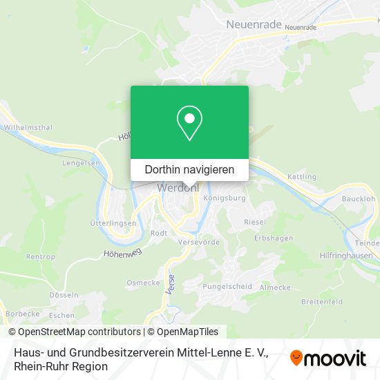 Haus- und Grundbesitzerverein Mittel-Lenne E. V. Karte