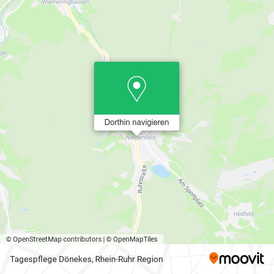 Tagespflege Dönekes Karte