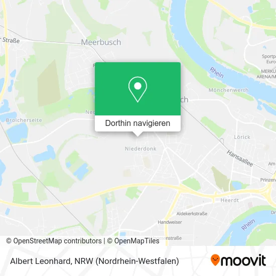 Albert Leonhard Karte