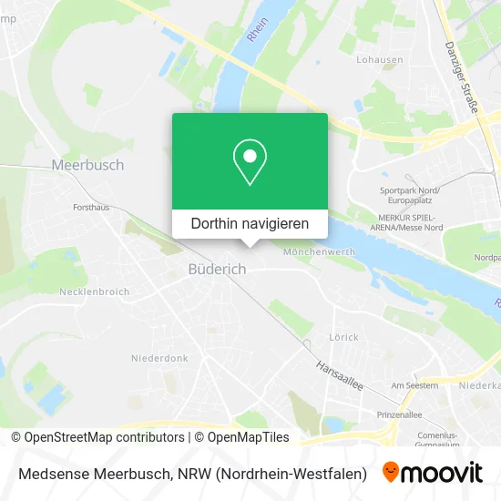 Medsense Meerbusch Karte