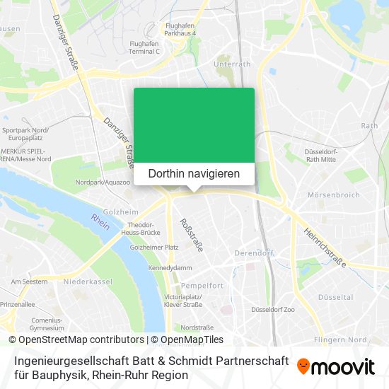 Ingenieurgesellschaft Batt & Schmidt Partnerschaft für Bauphysik Karte