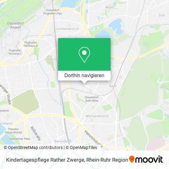 Kindertagespflege Rather Zwerge Karte