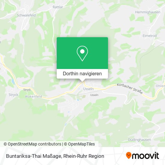 Buntariksa-Thai Maßage Karte