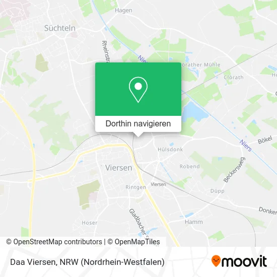 Daa Viersen Karte