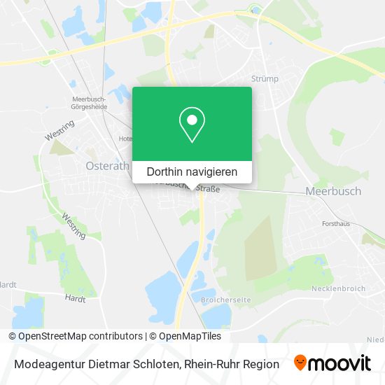 Modeagentur Dietmar Schloten Karte