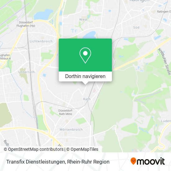 Transfix Dienstleistungen Karte