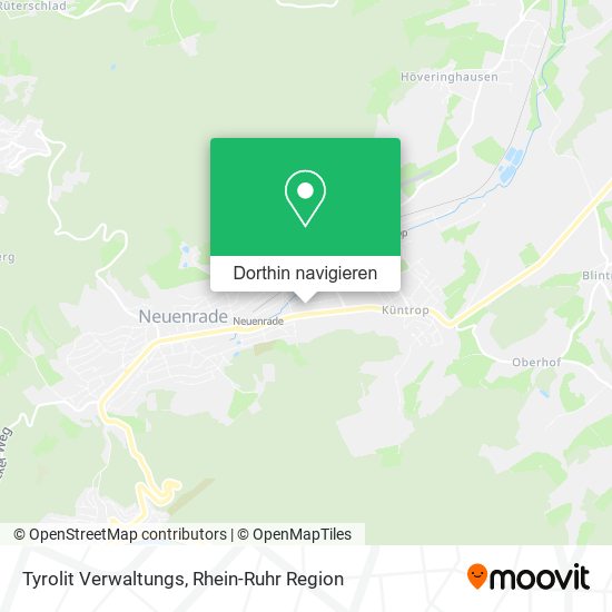 Tyrolit Verwaltungs Karte