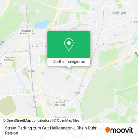 Street Parking zum Gut Heiligendonk Karte