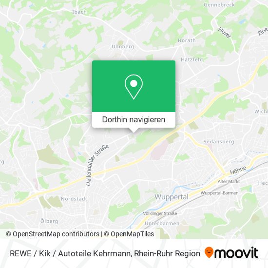 REWE / Kik / Autoteile Kehrmann Karte