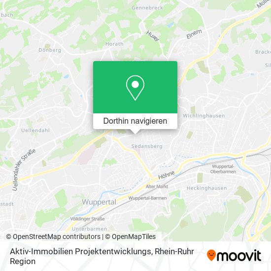 Aktiv-Immobilien Projektentwicklungs Karte