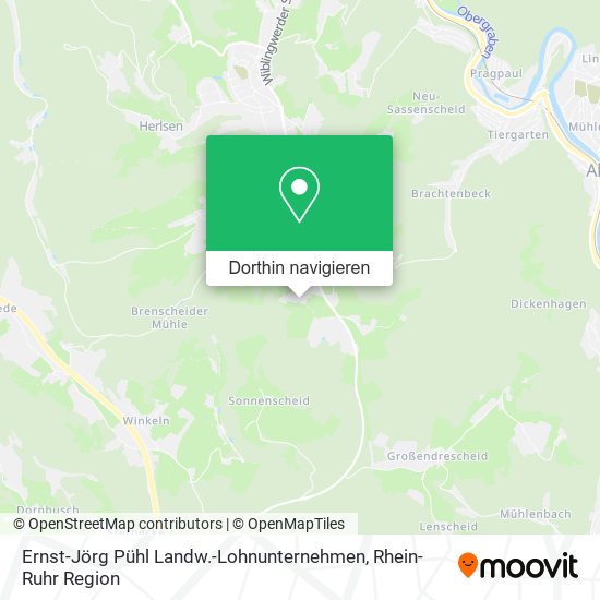 Ernst-Jörg Pühl Landw.-Lohnunternehmen Karte