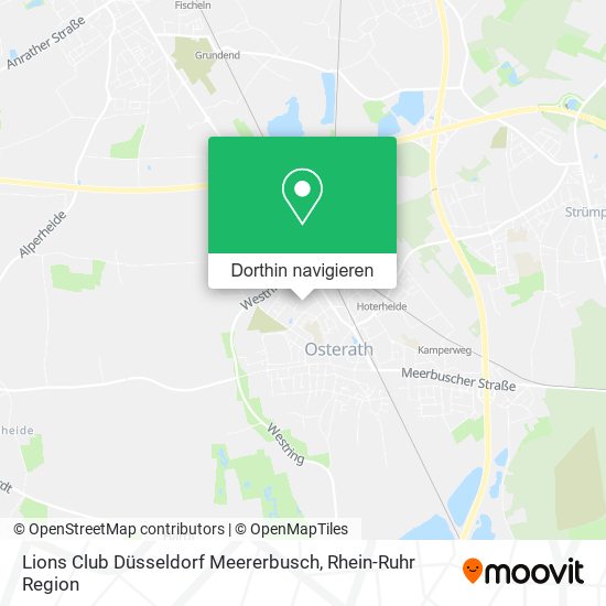 Lions Club Düsseldorf Meererbusch Karte