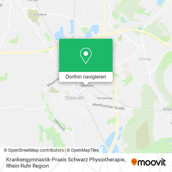 Krankengymnastik-Praxis Schwarz Physiotherapie Karte