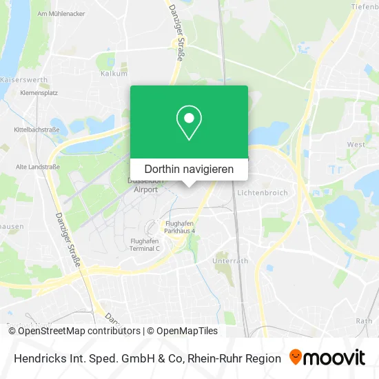 Hendricks Int. Sped. GmbH & Co Karte