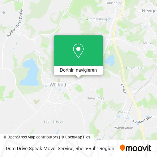 Dsm Drive.Speak.Move. Service Karte