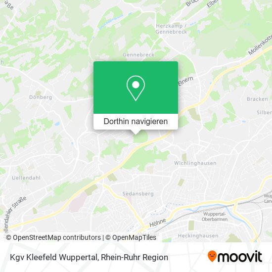 Kgv Kleefeld Wuppertal Karte