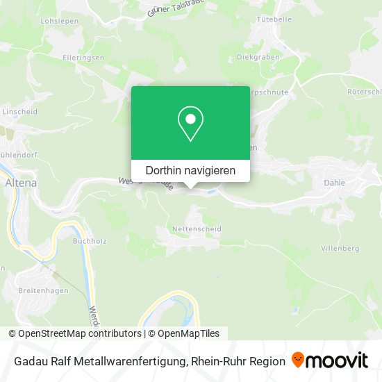 Gadau Ralf Metallwarenfertigung Karte