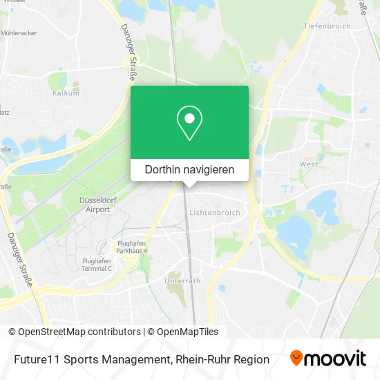 Future11 Sports Management Karte