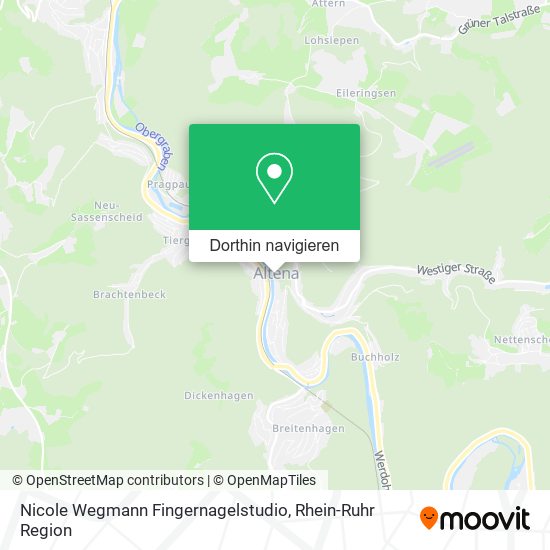 Nicole Wegmann Fingernagelstudio Karte