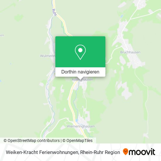 Weiken-Kracht Ferienwohnungen Karte