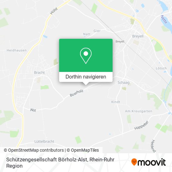 Schützengesellschaft Börholz-Alst Karte