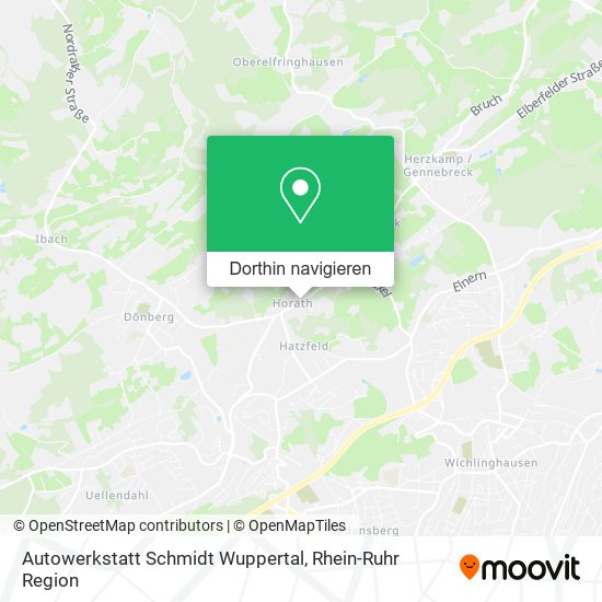 Autowerkstatt Schmidt Wuppertal Karte