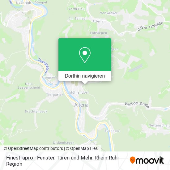 Finestrapro - Fenster, Türen und Mehr Karte