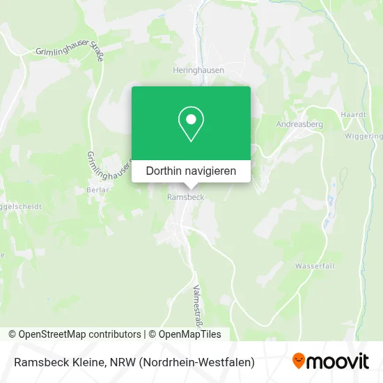 Ramsbeck Kleine Karte