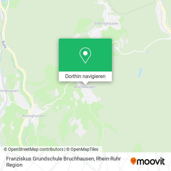 Franziskus Grundschule Bruchhausen Karte
