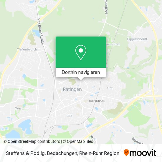 Steffens & Podlig, Bedachungen Karte