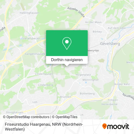 Friseurstudio Haargenau Karte