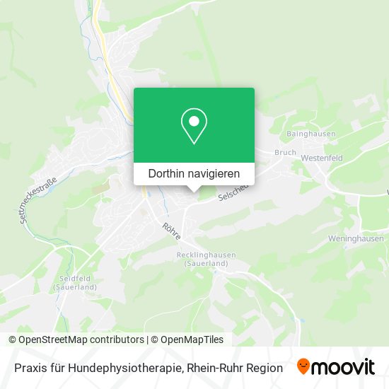 Praxis für Hundephysiotherapie Karte