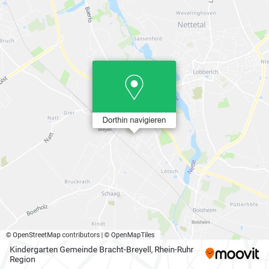 Kindergarten Gemeinde Bracht-Breyell Karte