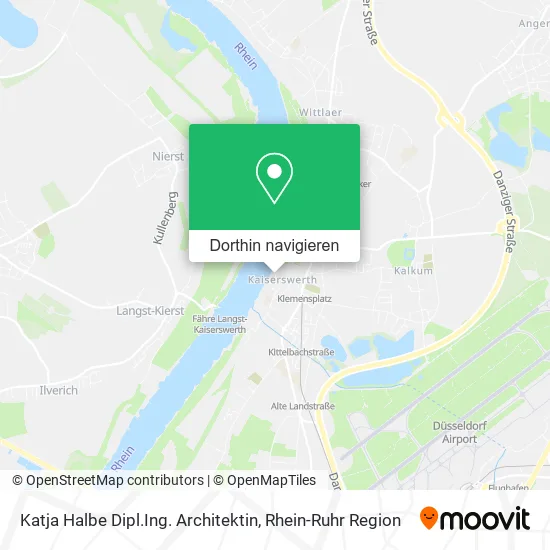 Katja Halbe Dipl.Ing. Architektin Karte