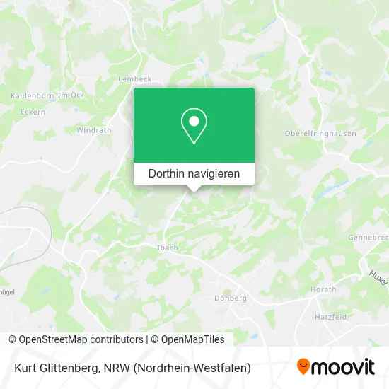 Kurt Glittenberg Karte